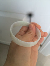 Load image into Gallery viewer, 53.5mm Certified Type A 100% Natural green purple thin jadeite jade bangle AQ50-2834