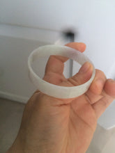 Load image into Gallery viewer, 53.5mm Certified Type A 100% Natural green purple thin jadeite jade bangle AQ50-2834