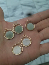 Load image into Gallery viewer, 12mm 100% natural light green/white type A jadeite jade necklace QN-1 (Clearance item)