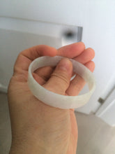 Load image into Gallery viewer, 53.5mm Certified Type A 100% Natural green purple thin jadeite jade bangle AQ50-2834