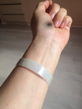 Load image into Gallery viewer, 53.5mm Certified Type A 100% Natural green purple thin jadeite jade bangle AQ50-2834