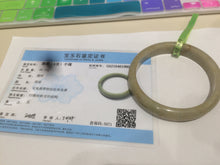 Load image into Gallery viewer, 60mm Certified 100% natural Type A yellow jadeite jade AJ26-9926