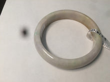 Load image into Gallery viewer, 56.5mm certified 100% natural Type A sunny green/brown/orange (Fu Lu Shou) jadeite jade bangle AC58-2477