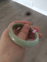 Load image into Gallery viewer, Certified 51.5 mm Type A 100% Natural green/yellow/brown oval Jadeite Jade bangle G67-7784