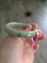 Load image into Gallery viewer, Certified 51.5 mm Type A 100% Natural green/yellow/brown oval Jadeite Jade bangle G67-7784