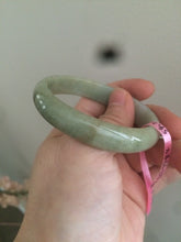 Load image into Gallery viewer, Certified 51.5 mm Type A 100% Natural green/yellow/brown oval Jadeite Jade bangle G67-7784