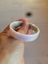 Load image into Gallery viewer, 51.5mm Certified Type A 100% Natural light purple/yellow/brown square Jadeite Jade bangle AC60-8067