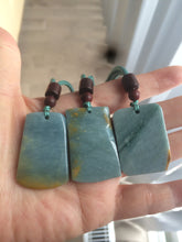 Load image into Gallery viewer, Type A 100% Natural light blue Jadeite Jade safe and sound pendant group RP-1