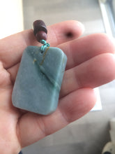 Load image into Gallery viewer, Type A 100% Natural light blue Jadeite Jade safe and sound pendant group RP-1