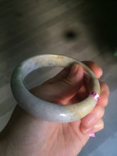 Load image into Gallery viewer, 58.5mm Certified 100% natural Type A green/brown/purple jadeite jade bangle Q51-3369