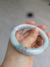 Load image into Gallery viewer, 57.5mm Certified Type A 100% Natural light green/purple/red Jadeite Jade bangle AC62-0052
