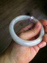 Load image into Gallery viewer, 57.5mm Certified Type A 100% Natural light green/purple/red Jadeite Jade bangle AC62-0052