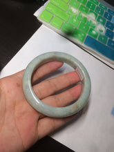 Load image into Gallery viewer, 56.7mm Certified Type A 100% Natural light green/brown Jadeite Jade bangle AC64-0160