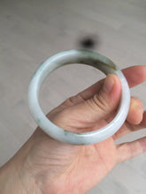 Load image into Gallery viewer, 57.6mm certified type A 100% Natural brown/balck/white jadeite jade bangle C72-4152
