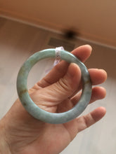 Load image into Gallery viewer, 50.7mm Certified Type A 100% Natural green/blue/yellow snowy Jadeite Jade bangle AJ37-5271