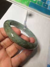 Load image into Gallery viewer, 56.7mm certified 100% natural type A green/yellow jadeite jade bangle AC67-2737