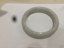 Load image into Gallery viewer, 59mm certified 100% natural light green/yellow  jadeite jade bangle M77-0706