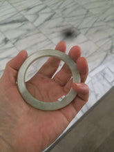 Load image into Gallery viewer, 53mm Certified Type A 100% Natural green thin Jadeite Jade bangle AB49-1453