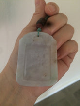 Load image into Gallery viewer, 100% Natural light green/yellow/ Jadeite Jade blessed safe and sound pendant Add on item!