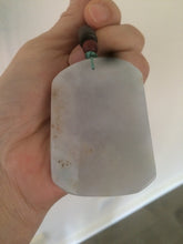 Load image into Gallery viewer, 100% Natural light green/yellow/ Jadeite Jade blessed safe and sound pendant Add on item!