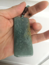 Load image into Gallery viewer, 100% natural green/blue/gray/yellow Guatemala jadeite jade Zen(悟道) pendant AQ51
