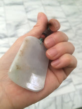 Load image into Gallery viewer, 100% Natural light green/yellow/ Jadeite Jade blessed safe and sound pendant Add on item!