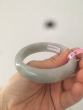 Load image into Gallery viewer, Sale! Certified 57.5mm Type A 100% Natural light green/purple Jadeite Jade bangle N20-7911
