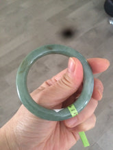 Load image into Gallery viewer, 50.2mm Certified Type A 100% Natural dark green Jadeite Jade bangle U66-4122