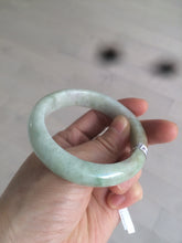 Load image into Gallery viewer, Sale! 53.9mm Type A 100% Natural light green/brown/red Jadeite Jade bangle Q91-8624