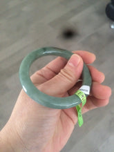 Load image into Gallery viewer, 50.2mm Certified Type A 100% Natural dark green Jadeite Jade bangle U66-4122
