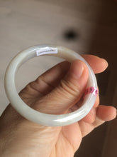 Load image into Gallery viewer, 48mm Certified Type A 100% Natural icy watery light green/yellow/purple oval Jadeite Jade bangle AM28-5091