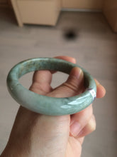 Load image into Gallery viewer, 60mm Certified 100% natural Type A green/brown/gray jadeite jade AJ42-5453