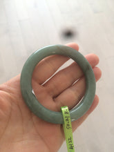 Load image into Gallery viewer, 50.2mm Certified Type A 100% Natural dark green Jadeite Jade bangle U66-4122