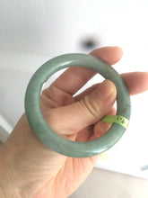 Load image into Gallery viewer, 50.2mm Certified Type A 100% Natural dark green Jadeite Jade bangle U66-4122