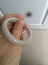 Load image into Gallery viewer, 48mm Certified Type A 100% Natural icy watery light green/yellow/purple oval Jadeite Jade bangle AM28-5091