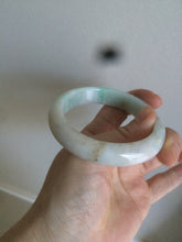 Load image into Gallery viewer, 54.4mm certified type A 100% Natural sunny green/white/brown jadeite jade bangle AT19-3318