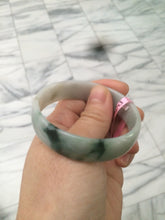 Load image into Gallery viewer, 52.7mm certified Type A 100% Natural green Jadeite Jade bangle W55-3908