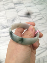 Load image into Gallery viewer, 52.7mm certified Type A 100% Natural green Jadeite Jade bangle W55-3908