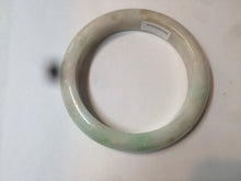 Load image into Gallery viewer, 54.4mm certified type A 100% Natural sunny green/white/brown jadeite jade bangle AT19-3318