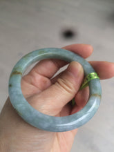 Load image into Gallery viewer, 50.7mm Certified Type A 100% Natural green/blue/yellow snowy Jadeite Jade bangle AJ37-5271