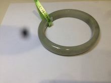 Load image into Gallery viewer, 55.4mm Certified type A 100% Natural green/yellow oval shape jadeite jade bangle AJ38-7408