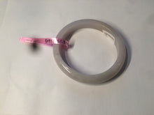 Load image into Gallery viewer, 48mm Certified Type A 100% Natural icy watery light green/yellow/purple oval Jadeite Jade bangle AM28-5091