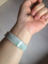 Load image into Gallery viewer, 51.7mm Certified type A 100% Natural sunny green Jadeite Jade bangle AM32-7276