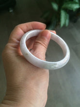 Load image into Gallery viewer, 53.7mm Certified Type A 100% Natural green/purple Jadeite Jade bangle AT25-1371