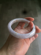 Load image into Gallery viewer, 55.6mm Certified type A 100% Natural light green/purple/white Jadeite bangle AT24-1368