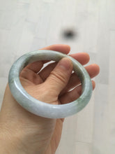 Load image into Gallery viewer, Reserved!. Please don't order. Thanks. 58.6mm certified type A 100% Natural green/purple/gray Jadeite Jade bangle G108-3543