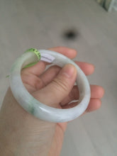 Load image into Gallery viewer, 54mm certificated Type A 100% Natural green/yellow/purple Jadeite Jade bangle AD22-8066