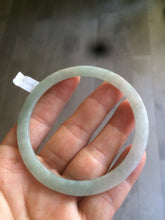 Load image into Gallery viewer, 57.5mm Certified Type A 100% Natural icy light green super thin style Jadeite bangle L137-8304