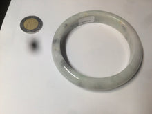 Load image into Gallery viewer, 59.5mm certified Type A 100% Natural green/purple/yellow/gray yellow Jadeite bangle AF65-7538
