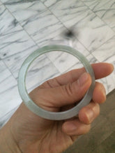 Load image into Gallery viewer, 57.5mm Certified Type A 100% Natural icy light green super thin style Jadeite bangle L137-8304
